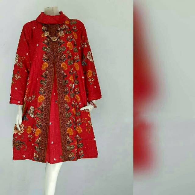 TUNIK BATIK JUMBO MODERN BIGSIZE LD 120cm DAN TUNIK BATIK ALLSIZE