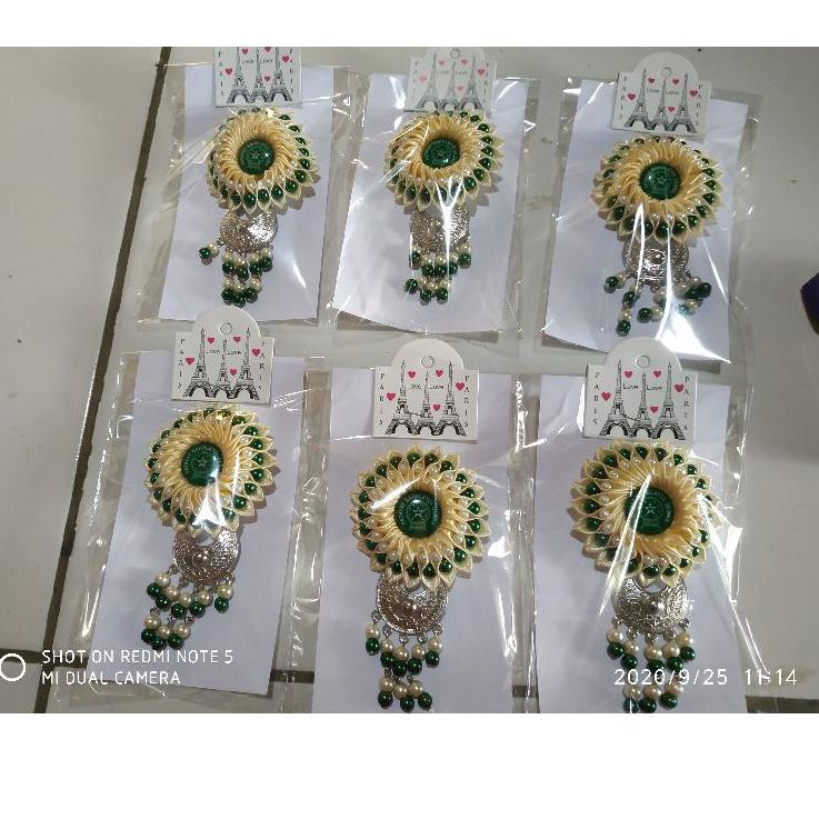 Harga TERMURAAH.. bros pin fatayat nu bros ubur ubur fatayat nu