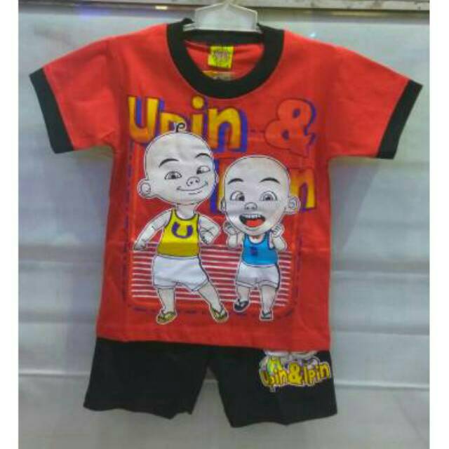 UPIN IPIN | 2,3,4 Tahun | Size 4,6,8 | Baju Anak Laki Laki Setelan Cowok