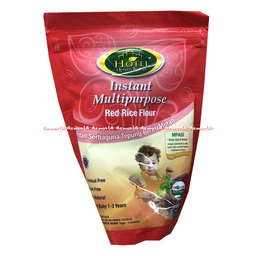 Hotel Instant Multipurpose Black Rice Flour Makanan Instant MPASI 120gr