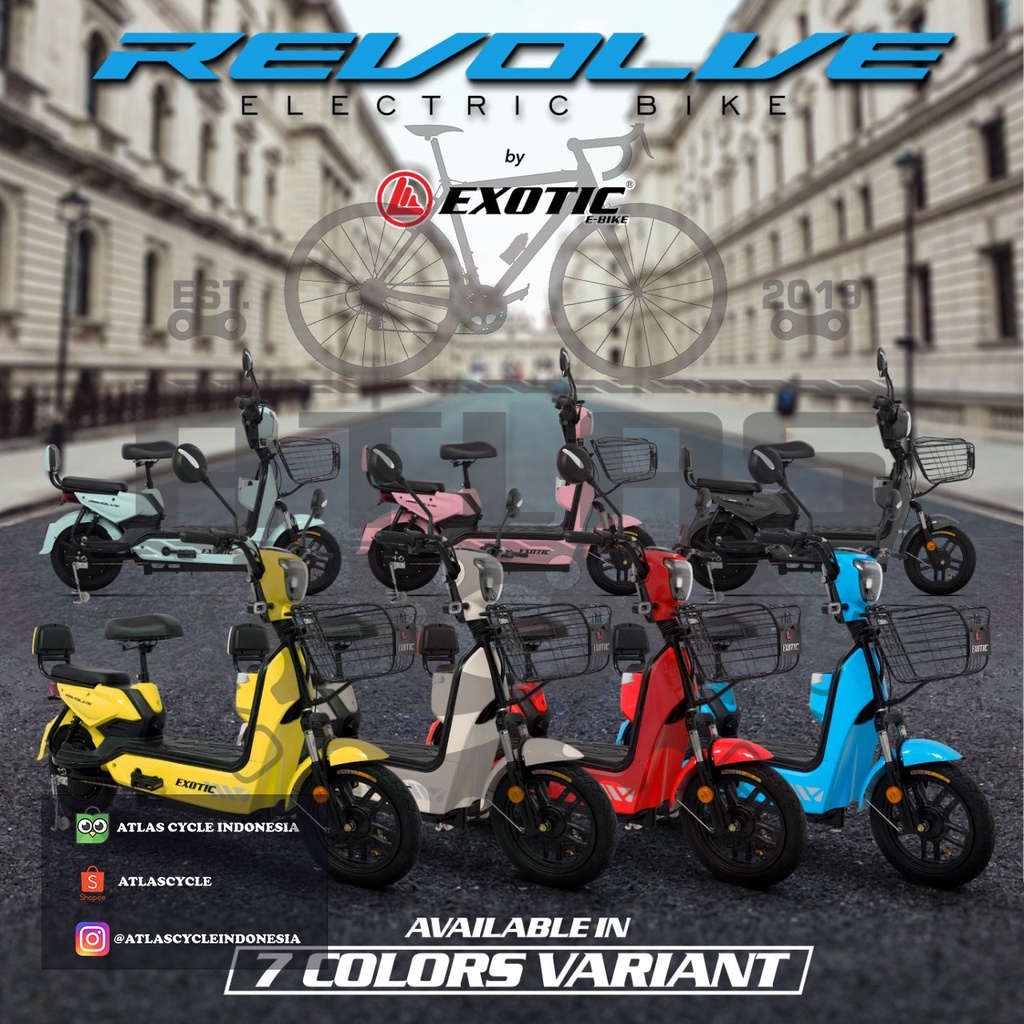 Sepeda Listrik Revolve Electric Bike Exotic E-Bike
