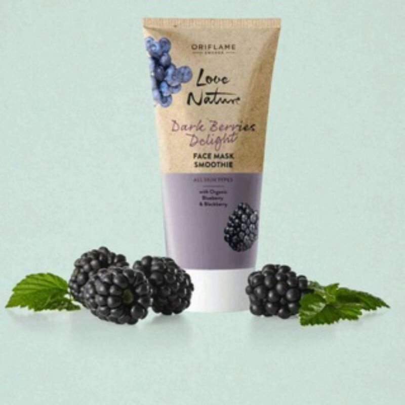 0Love nature Dark Berries Delight Face Mask / Face Scrub / Face Cream