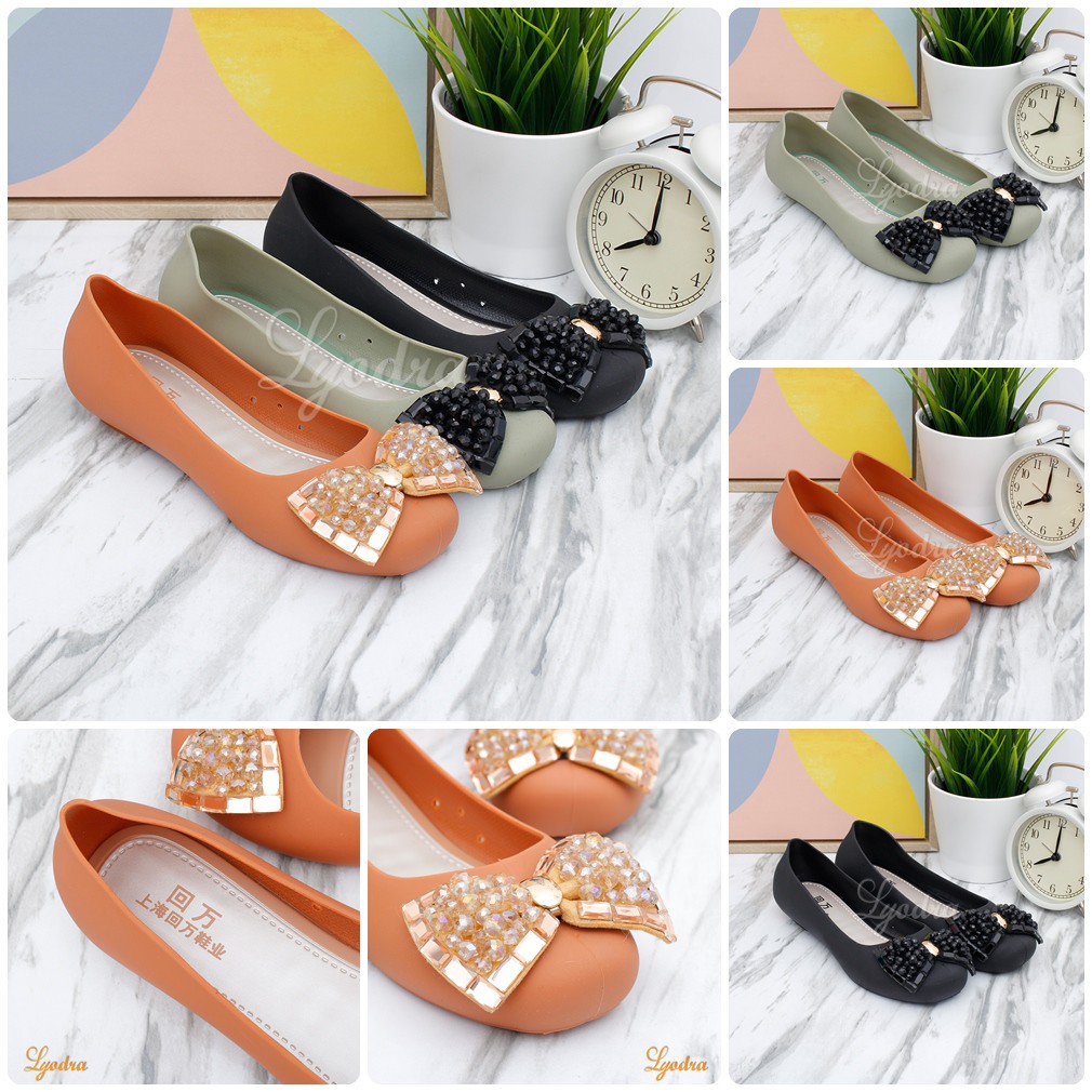 Yodra / Lyodra Brynlees Flat Jelly Shoes Import LDR207 Real Pict