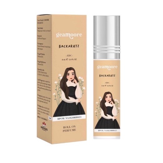 (BPOM) GEAMOORE ADDICTED SERIES Spray 15ml Parfume unisex | Geamoore Parfum Spray 11ml Premium Series-BACCARAT - 6 ML