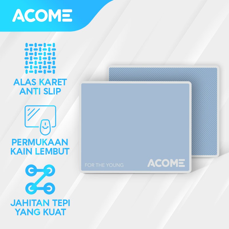 ACOME Fashion Mouse Pad Alas Karet Anti Slip AMP01