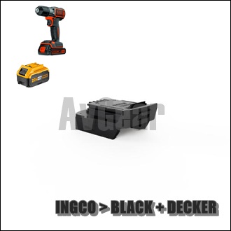 Adapter Black + Decker | Ingco ke Black + Decker