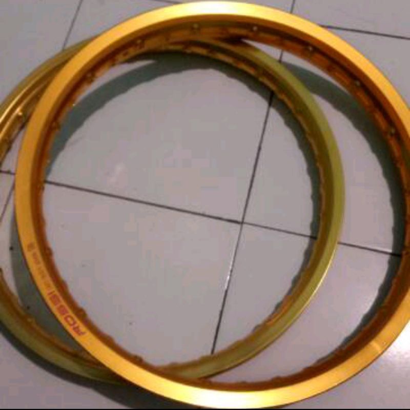 Velg Rossi Sepasang 140 17 WM blast gold velk rossy emas Original