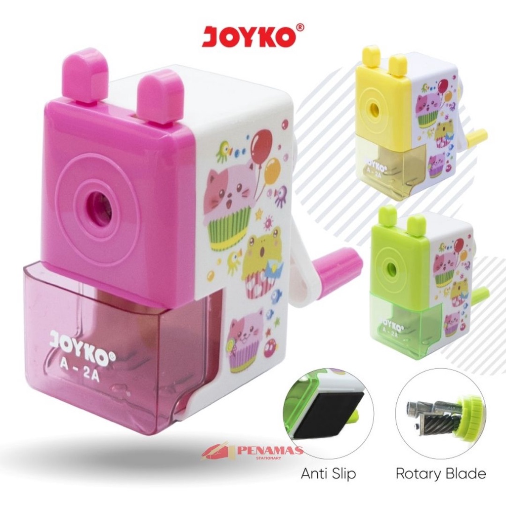 

[PENAMAS] Sharpener / Rautan / Serutan Putar Joyko A-2A /1PCS