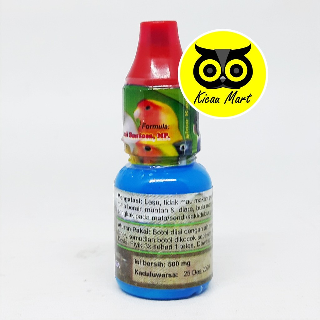 OBAT BURUNG MURAI KACER LOVEBIRD KENARI SPEKTRA DR. EDI BOEDHI ATASI MATA DIARE BULU NGEMBANG VSPEKK