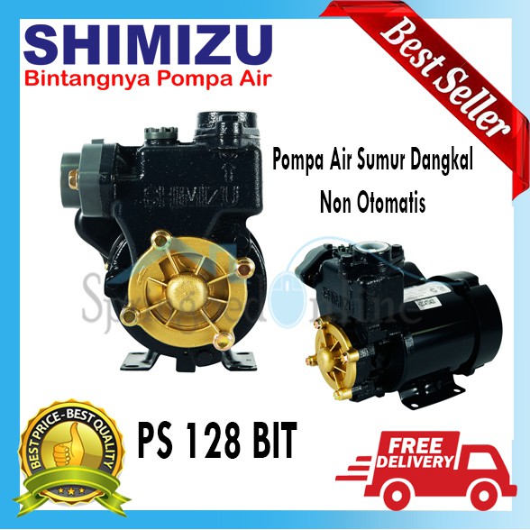 Pompa Air Shimizu Non Otomatis PS 128 BIT