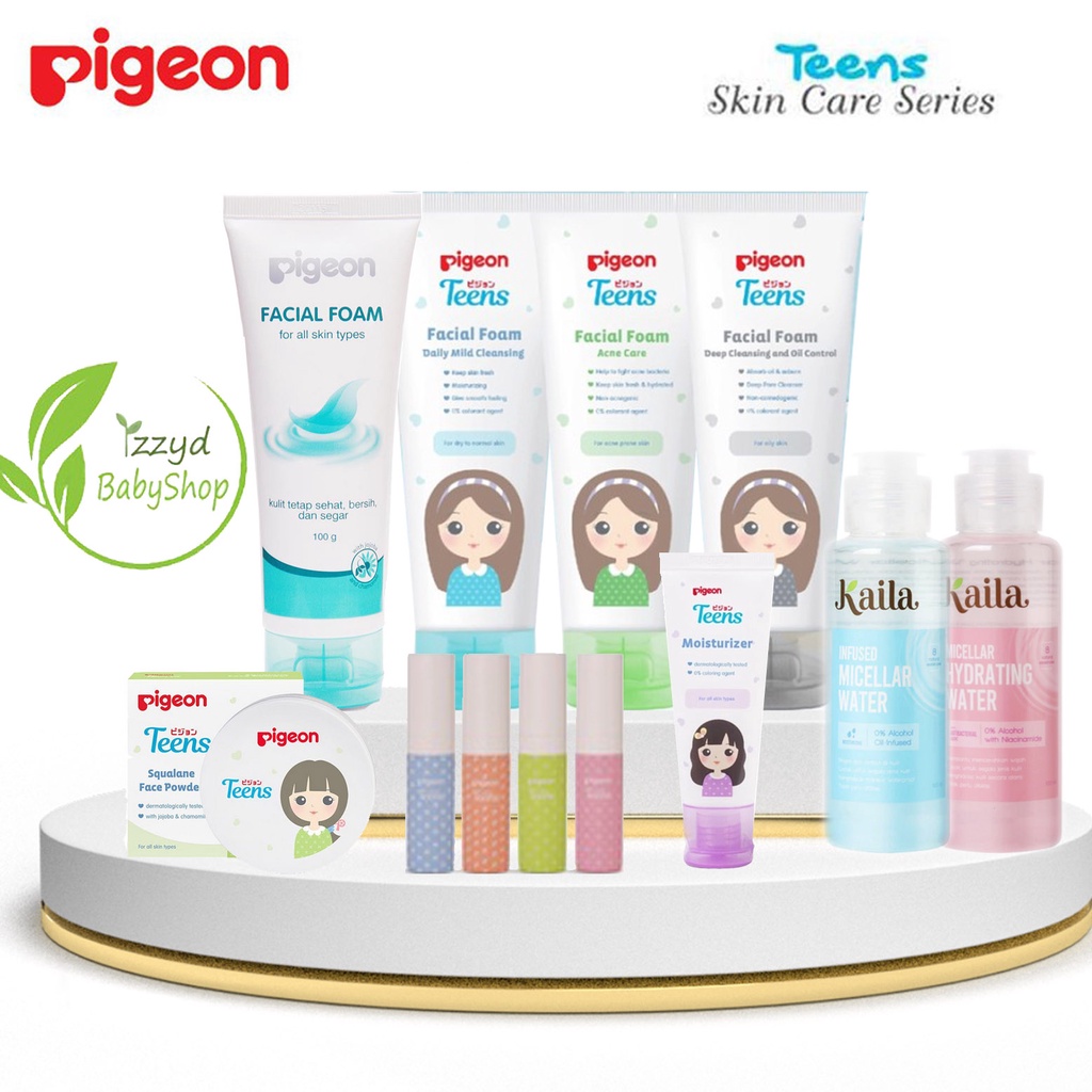 Pigeon teens facial foam daily mild, deep cleansing & oil control, for acne and moisturizer teens da