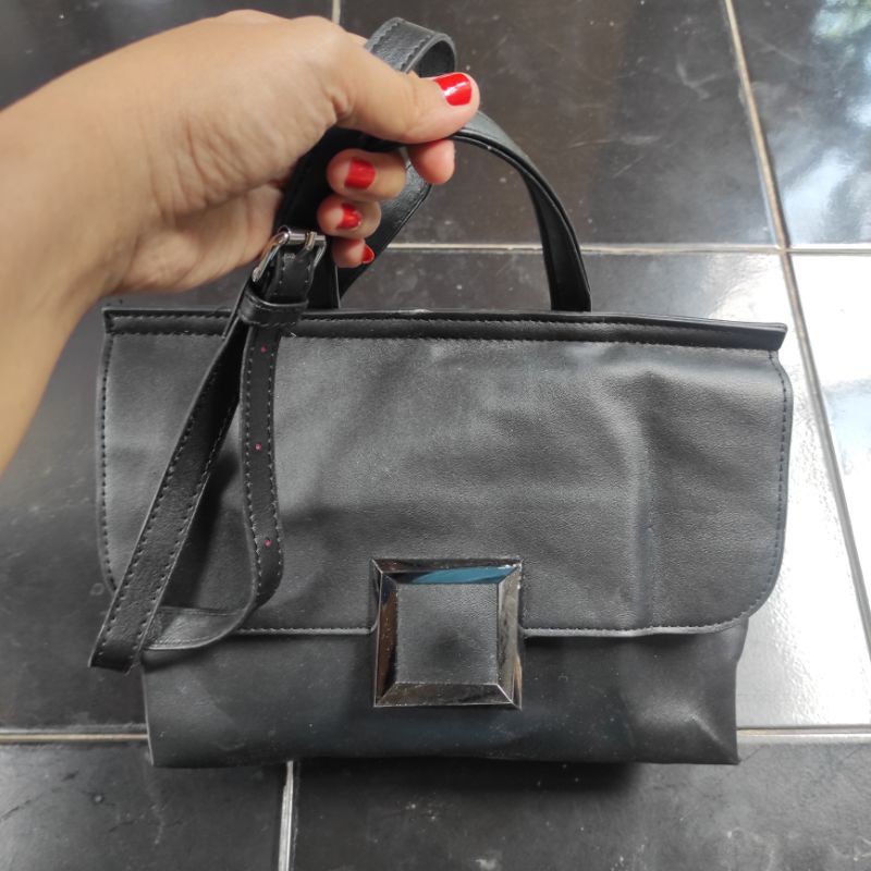 Sling bag with top handle ELROEL