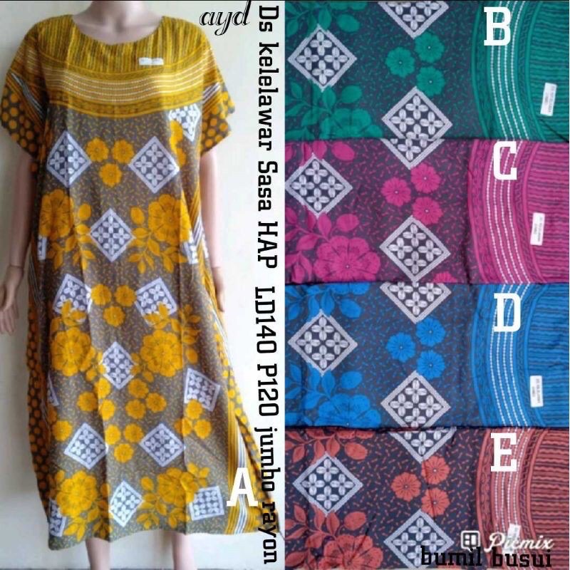 Daster HAP Lowo Jumbo / Daster Kelelawar Jumbo HAP