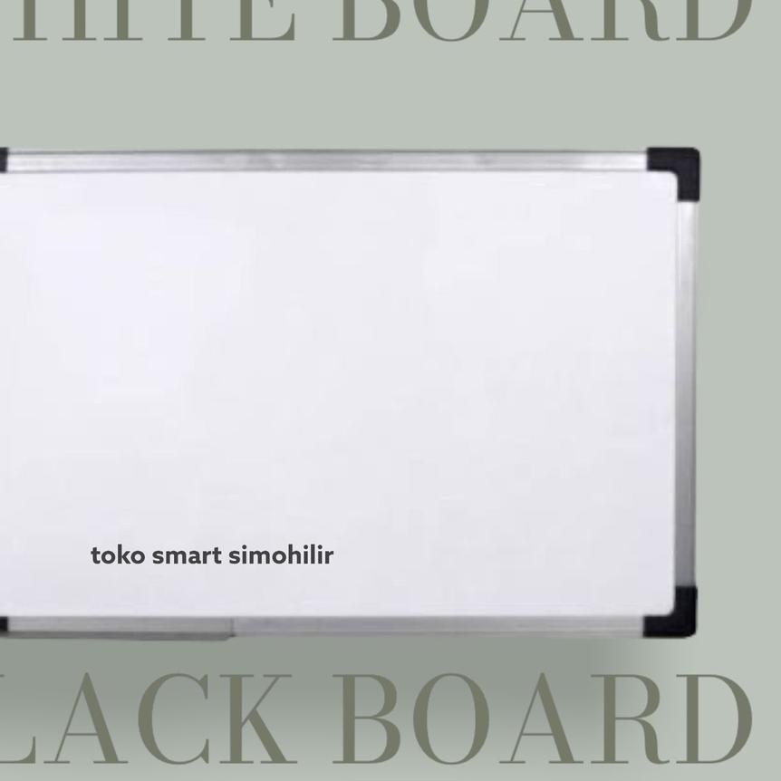 

GRATIS ONGKIR✅PAPAN TULIS WHITEBOARD DAN BLACKBOARD 60x90|SQ7