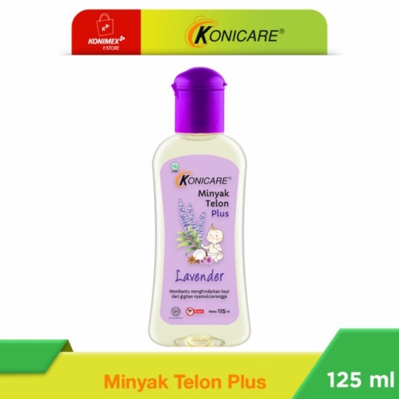 Konicare Minyak Telon Plus Lavender 125 ml Kemasan Baru