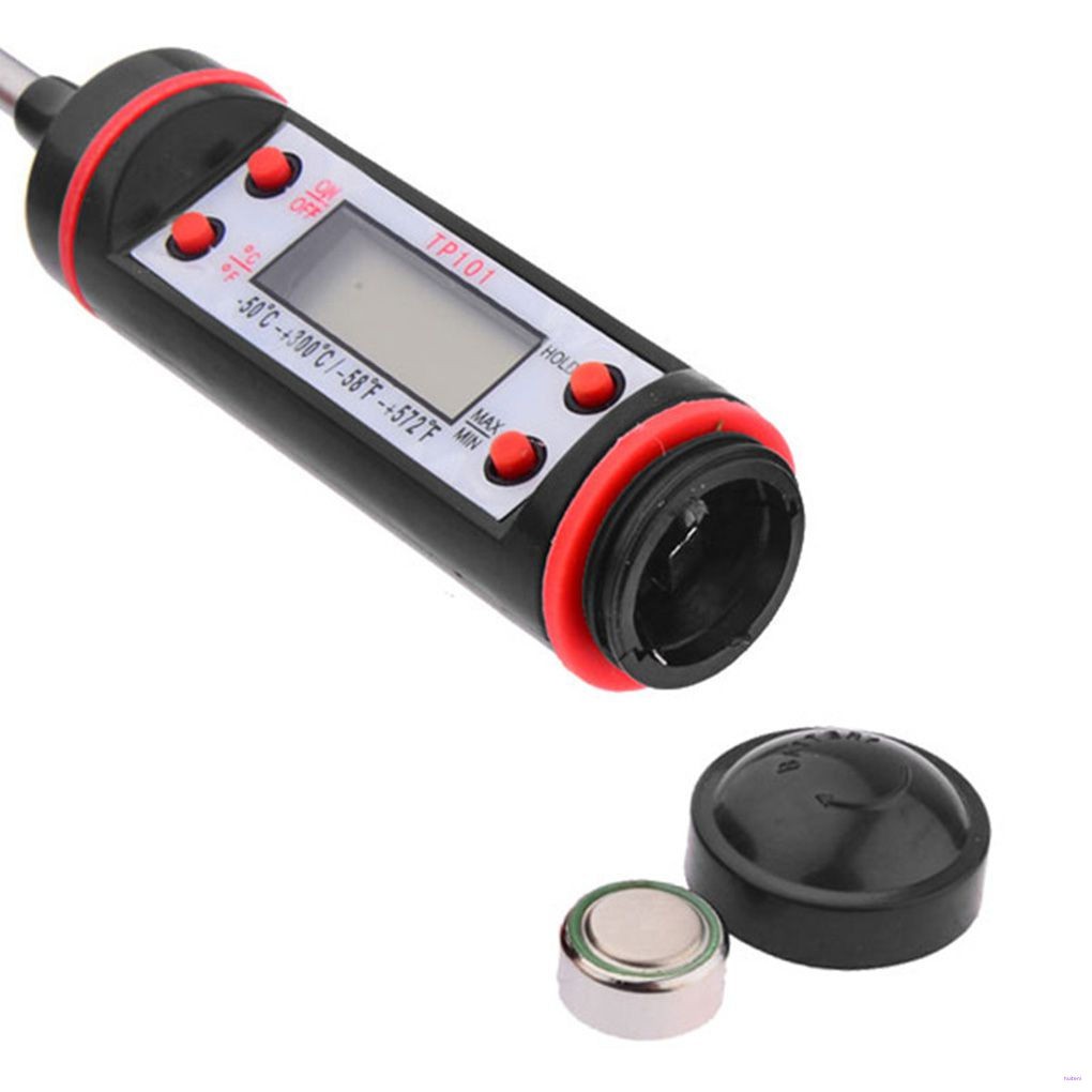 [READY STOCK] TP101 Pen Type LCD Food Thermometer Stainless Steel Pin Kitchen Temperature Measurement Tools