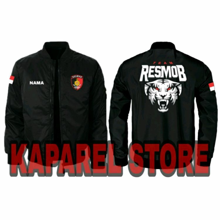 Jaket Resmob Team / Bomber Team Resmob Polisi Terbaru Jantaras Logo Resmob Terbaru