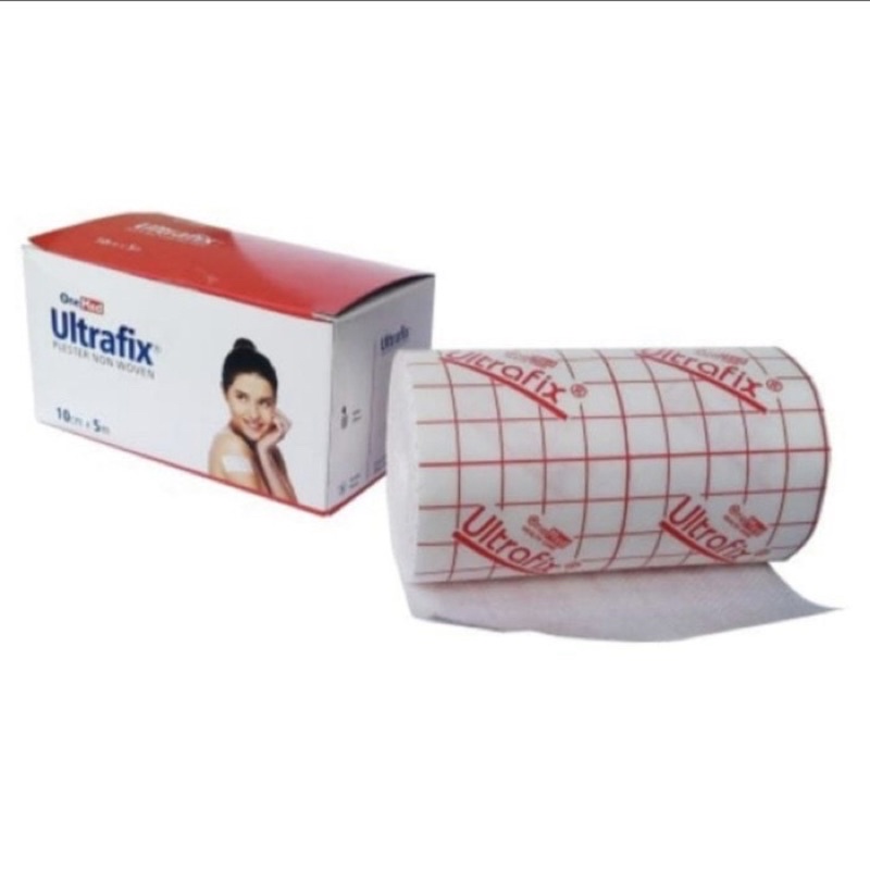 Ultrafix 10cm x 5m / Plester ultrafix onemed 10cm x 5m / plester ultrafix 10x5 cm