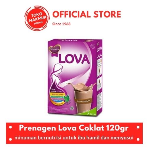 PRENAGEN LOVA COKLAT 120GR - UNTUK IBU HAMIL &amp; MENYUSUI