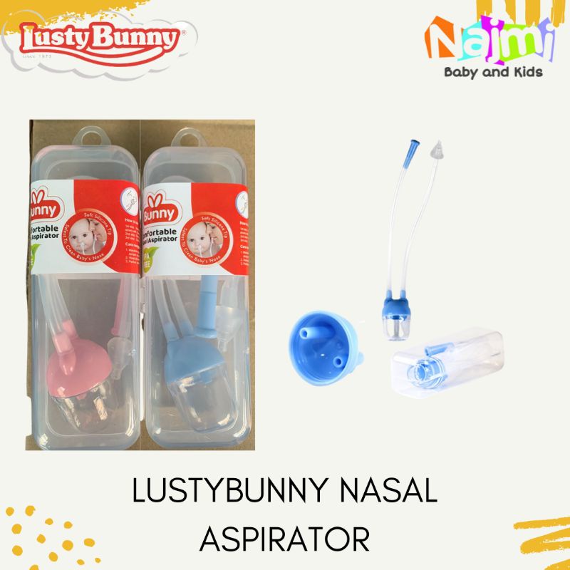 LUSTYBUNNY NASAL ASPIRATOR Tube With Pipe Alat Sedot Ingus Lendir Bayi Lusty Bunny