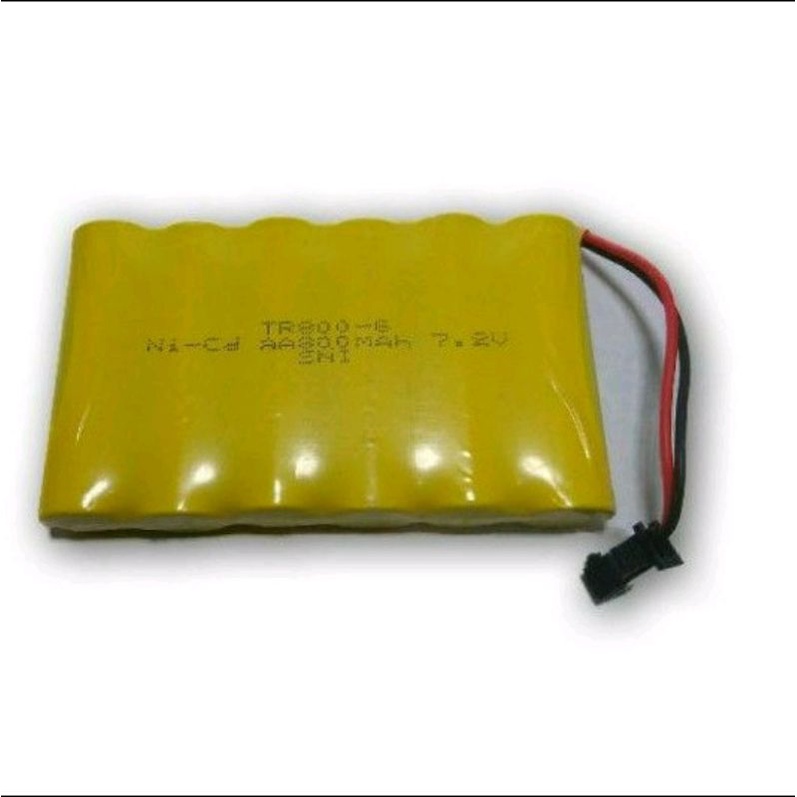 Batre cas mainan rc 7, 2volt 800 mah isi 6pcs