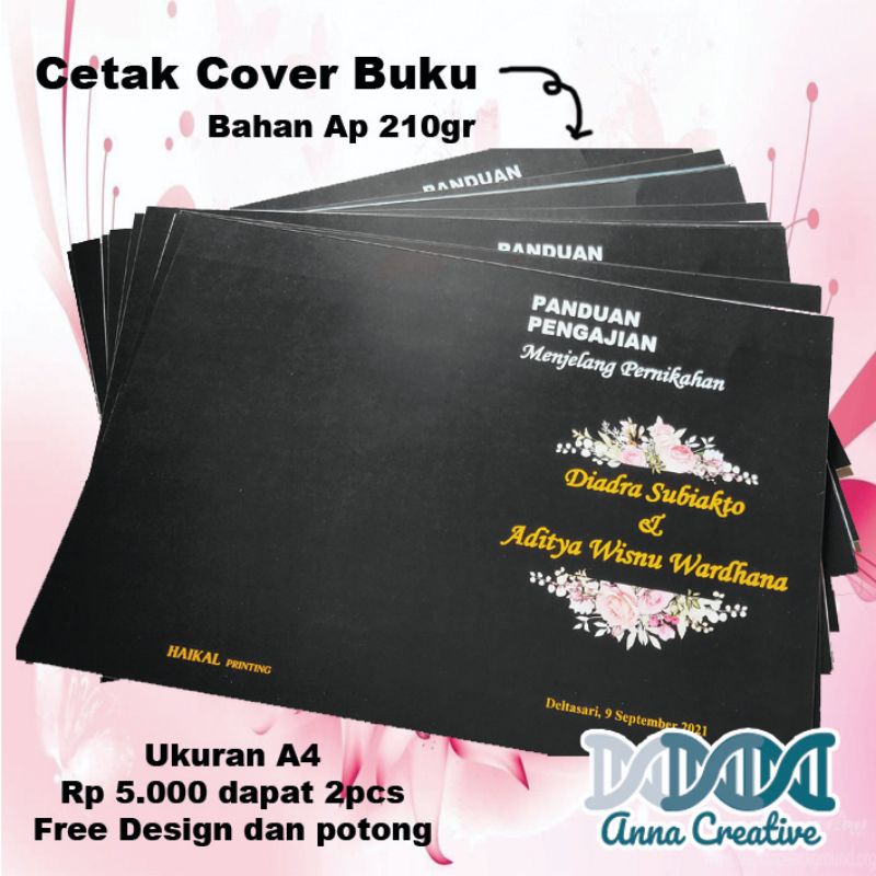 

cetak cover / menu A4 tebal dapat 2pcs