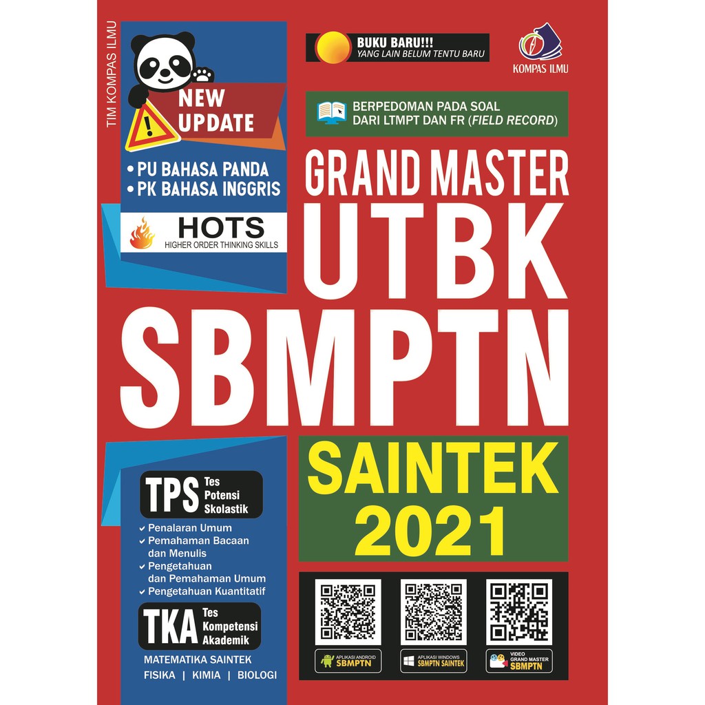 Buku New Update Grand Master Utbk Sbmptn Saintek 2021 Shopee Indonesia