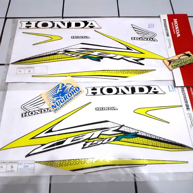 Sticker Body Hitam New CBR150R K45G LED