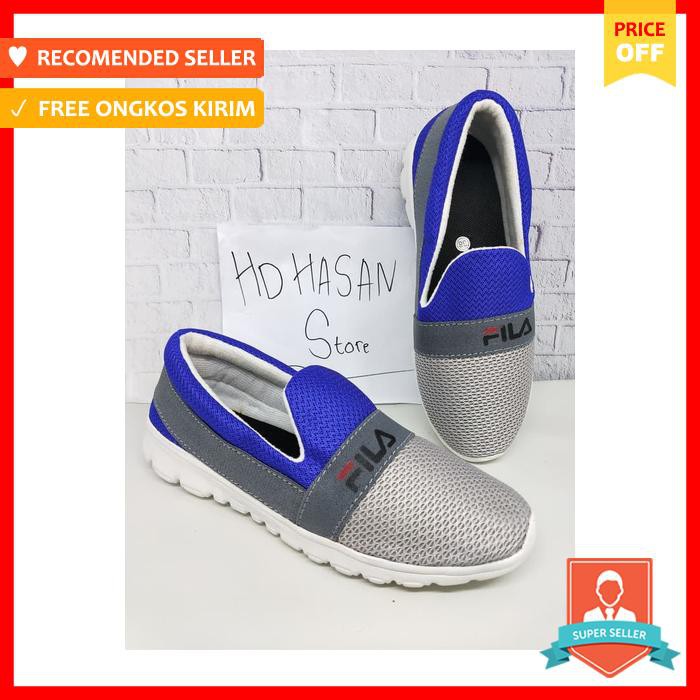 Hd Sepatu Wanita Slip On A Sporty Best Seller Maroon, 36