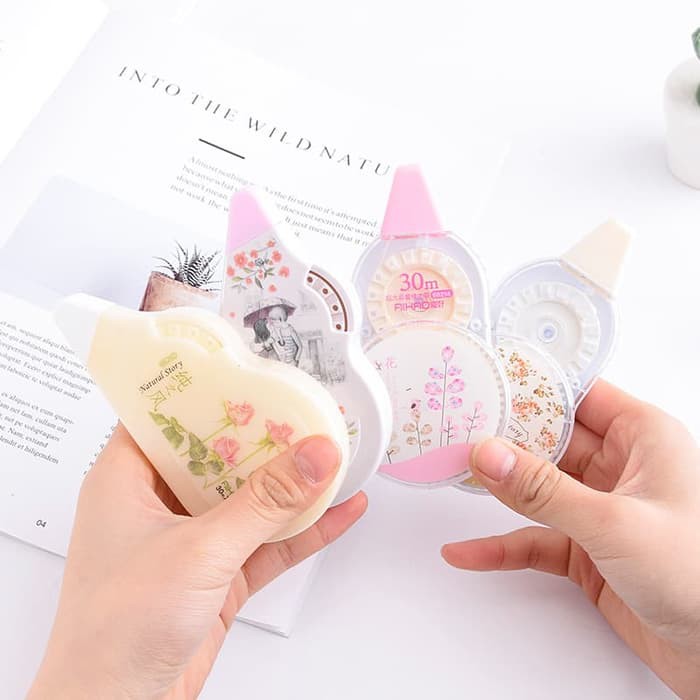 

Correction Tape - Tipex Kenko - Refill Tipex Tombow Correction Tape Flower Lucu 30 Meter Produk