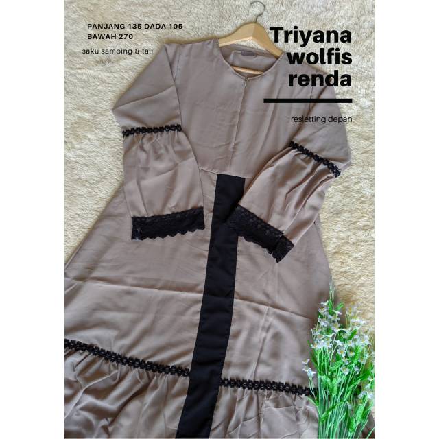 Gamis Triyana wolfis renda