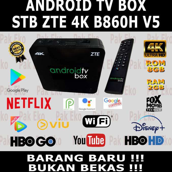 Ready&Siapkirim Stb Tvbox Android B860H V5 Baru Ram 2Gb Rom 8Gb - Fullset, Fullset Saja