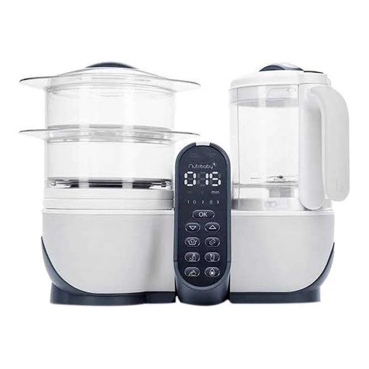 Babymoov A001117 Nutribaby plus Loft Food Processor - White