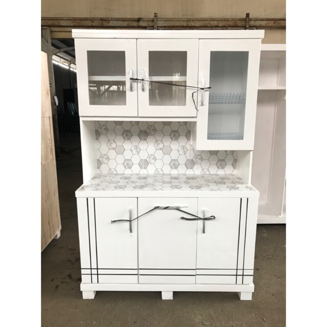 Rak piring 3 pintu ( lemari sayur )