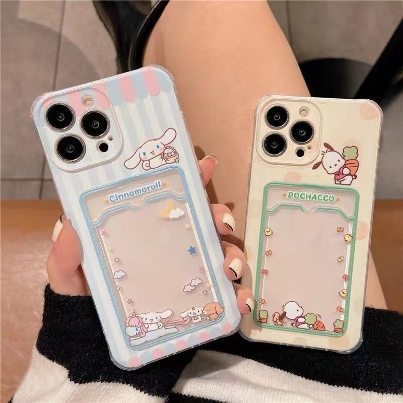 Soft Case Silikon TPU Transparan Motif Kelinci Anjing Untuk IPhone 13 12 mini 11 10 Pro XS Max X XR 8 7 6 6S Plus