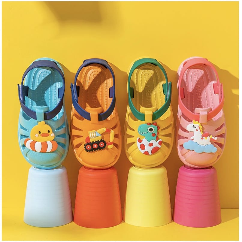 HappyOliver SEORA SANDAL anak Sandal slop anak laki perempuan cewek import