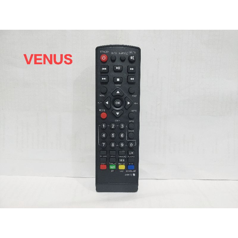 Remote Remot STB Receiver Parabola Venus Cabai rawit-Advance-Welhome-Luby-Sanex-Vitara