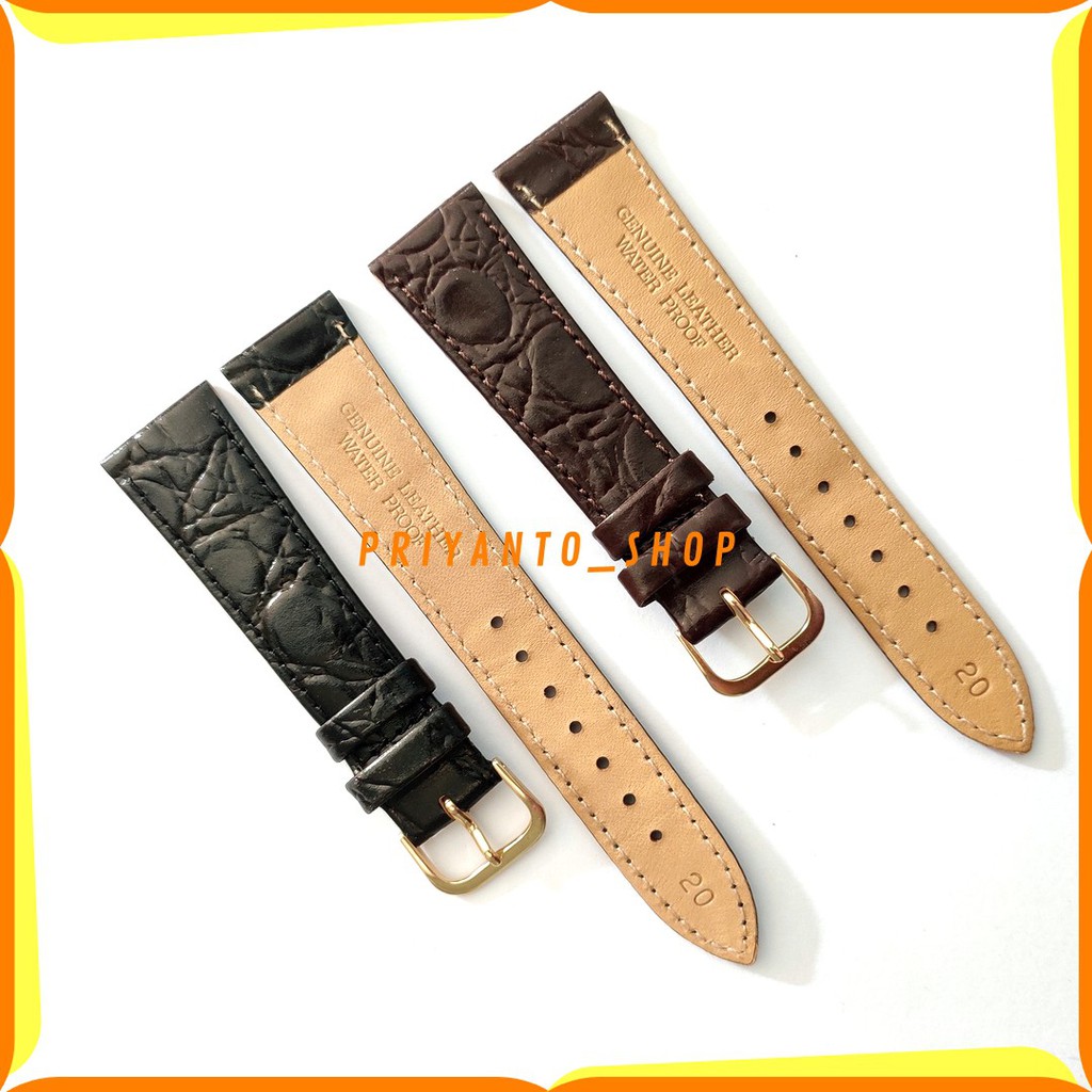 Strap Tali Jam Tangan 20mm Tali jam kulit 20mm LKZ20 bagus TERMURAH