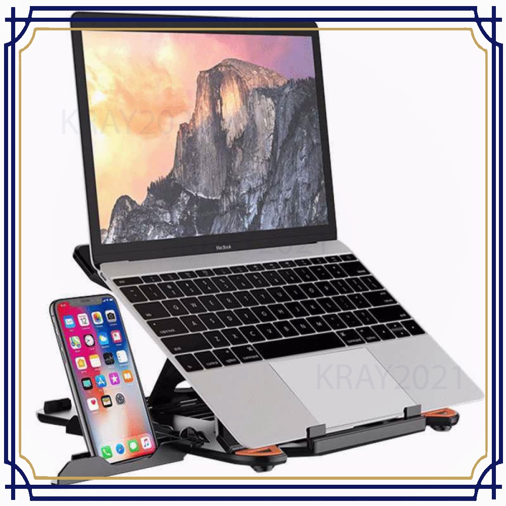 Taffware Laptop Stand Adjustable Angle with Smartphone Holder - CL060