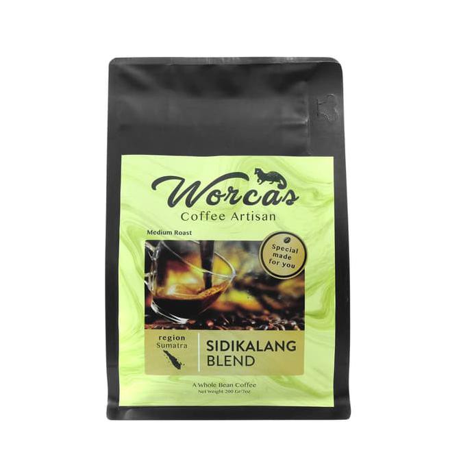 

WORCAS Kopi Sidikalang Blend 200gr - Medium Roast - KOPI BIJI