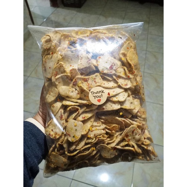 

Basreng Pedas Daun Jeruk 500gr Keripik Basreng Berontak Basreng Murah Berkualitas