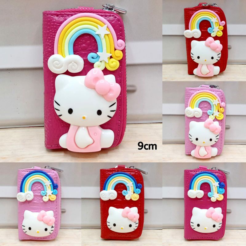 dompet kunci hello Kitty pink ,fanta ,merah