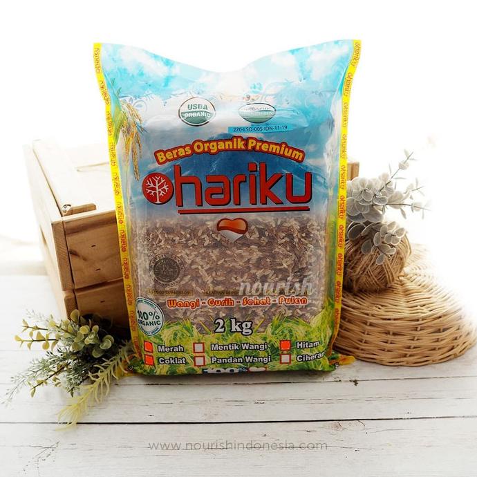 

Hariku, Organic Mix Rice (Black, Brown Red Rice) Beras Organik Mix 2kg