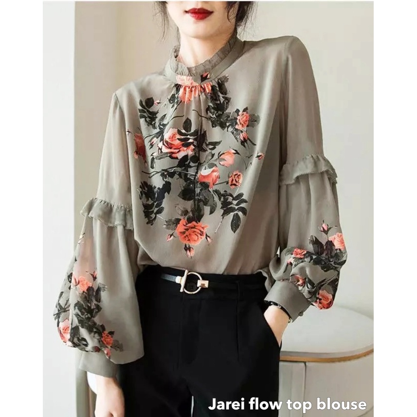 Jarei flow top blouse -Thejanclothes