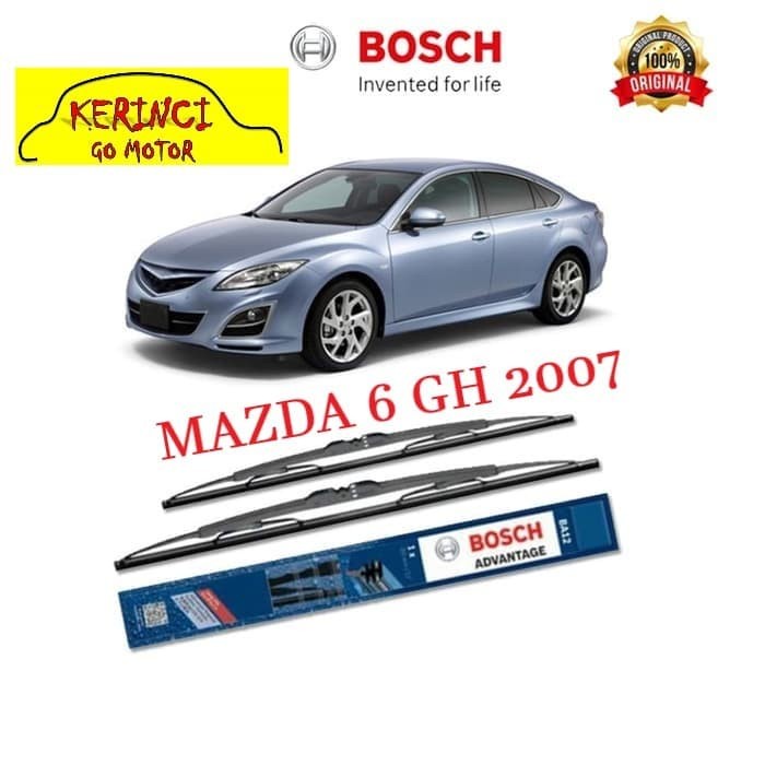 WIPER MAZDA 6 GH 2007 BOSCH ADVANTAGE 24&quot; &amp; 16&quot; SEPASANG WIPER