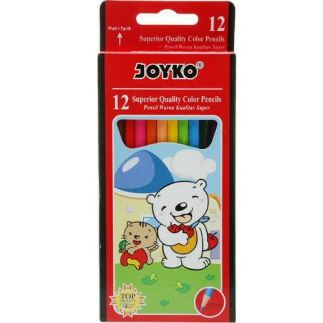 

Pensil Warna Joyko CP-12PB Superior 12 Warna Panjang