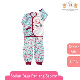 LIBBY Stelan Baju Panjang Celana Panjang Anak Kecil LIBBY Stelan Baju Panjang Celana Panjang Anak Kecil