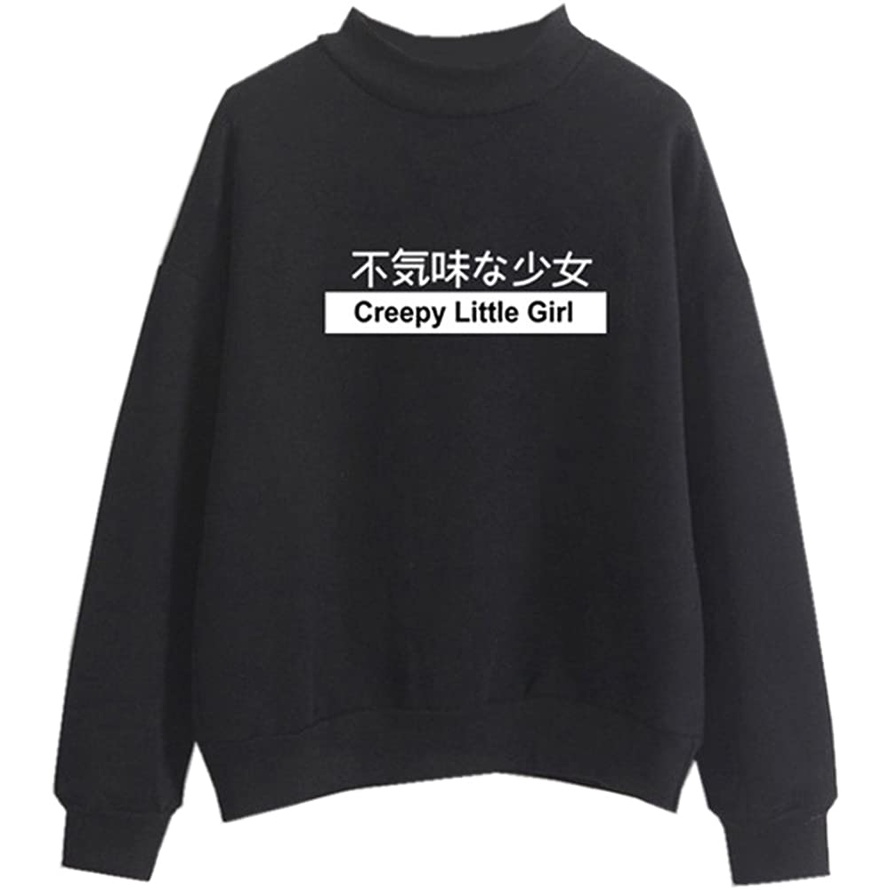 CREEPY LITTLE GIRL SWEATER UNISEX TEBAL KEKINIAN TERBARU''