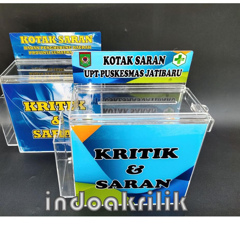 

Barang Pilihan.. Kotak saran small akrilik