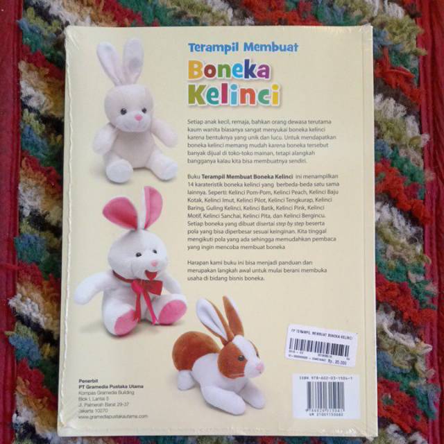 Buku Ketrampilan - Terampil Membuat Boneka Kelinci - Baru Segel